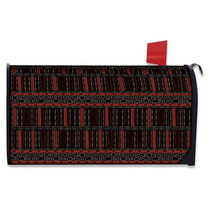 Aboriginal Indigenous Pattern Print Mailbox Cover