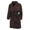 Aboriginal Indigenous Pattern Print Men's Bathrobe