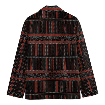 Aboriginal Indigenous Pattern Print Men's Blazer