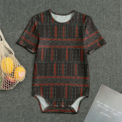 Aboriginal Indigenous Pattern Print Men's Bodysuit