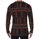 Aboriginal Indigenous Pattern Print Men's Long Sleeve T-Shirt