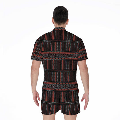 Aboriginal Indigenous Pattern Print Men's Rompers