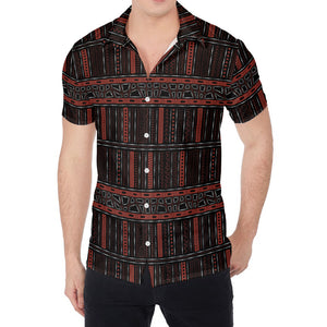 Aboriginal Indigenous Pattern Print Men's Shirt