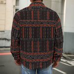 Aboriginal Indigenous Pattern Print Men's Shirt Jacket