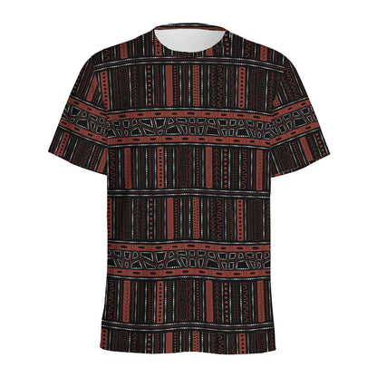 Aboriginal Indigenous Pattern Print Men's Sports T-Shirt