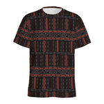 Aboriginal Indigenous Pattern Print Men's Sports T-Shirt