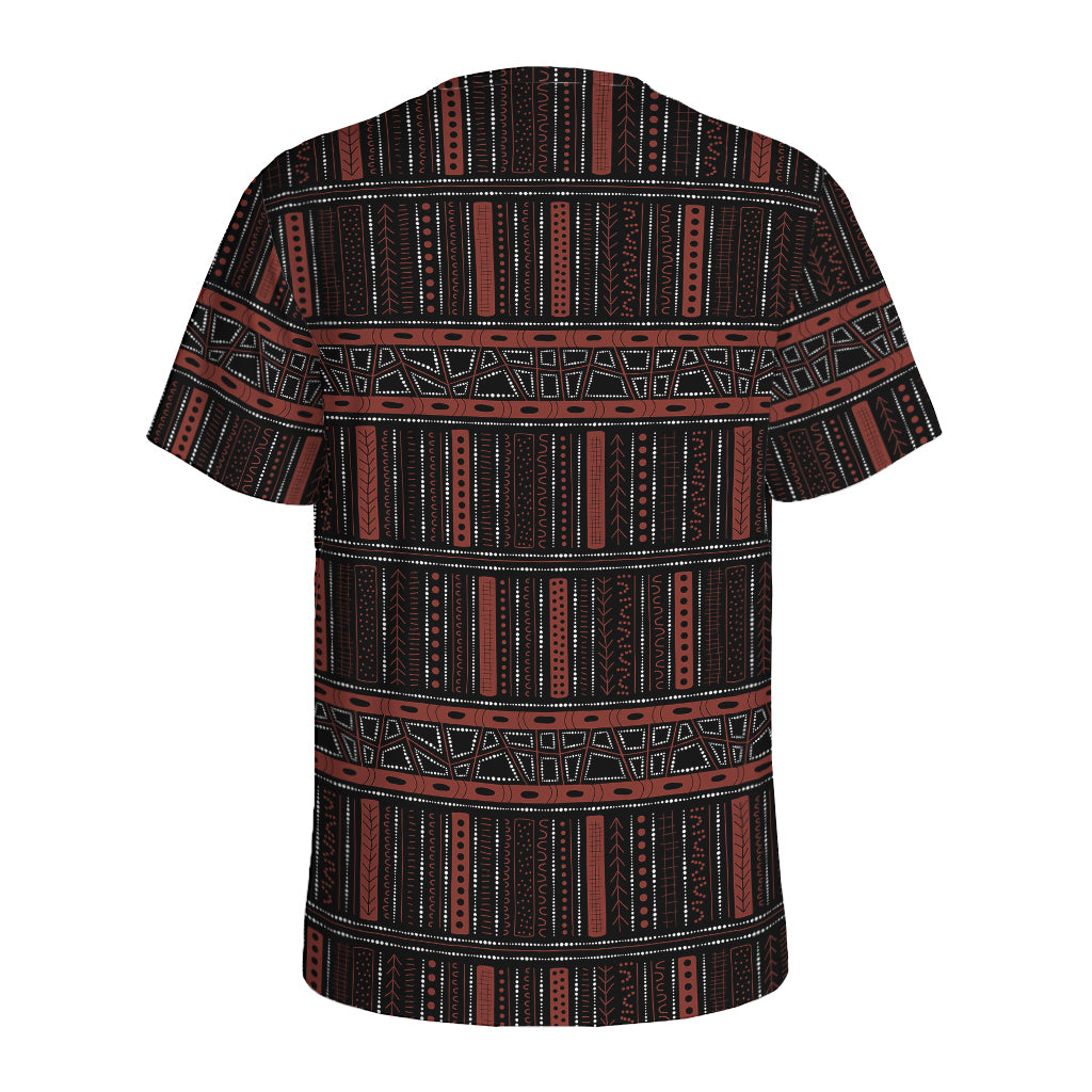 Aboriginal Indigenous Pattern Print Men's Sports T-Shirt