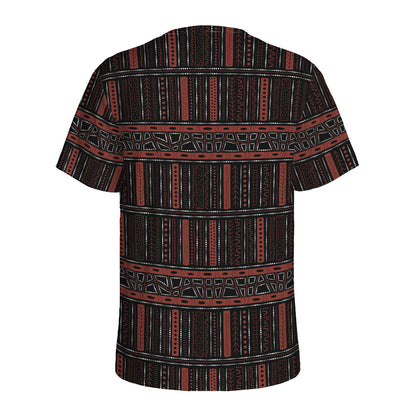 Aboriginal Indigenous Pattern Print Men's Sports T-Shirt