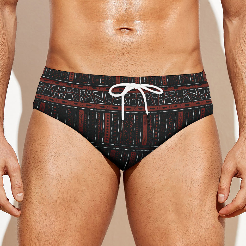 Aboriginal Indigenous Pattern Print Men's Swim Briefs