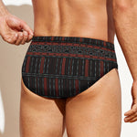 Aboriginal Indigenous Pattern Print Men's Swim Briefs