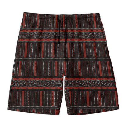 Aboriginal Indigenous Pattern Print Men's Swim Trunks