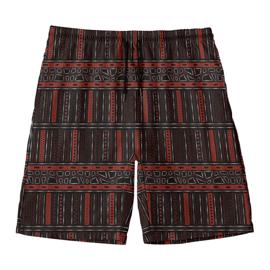 Aboriginal Indigenous Pattern Print Men's Swim Trunks