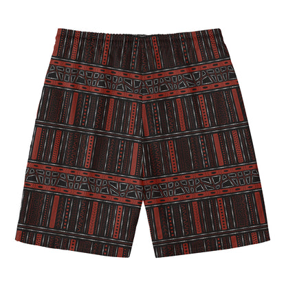 Aboriginal Indigenous Pattern Print Men's Swim Trunks