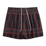 Aboriginal Indigenous Pattern Print Mesh Shorts