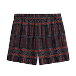 Aboriginal Indigenous Pattern Print Mesh Shorts