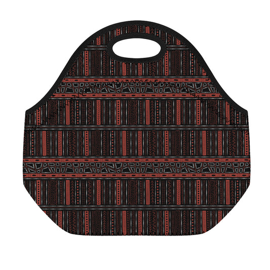 Aboriginal Indigenous Pattern Print Neoprene Lunch Bag
