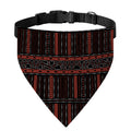 Aboriginal Indigenous Pattern Print Over The Collar Dog Bandana