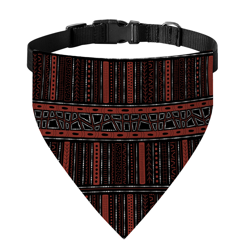 Aboriginal Indigenous Pattern Print Over The Collar Dog Bandana