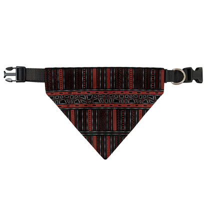 Aboriginal Indigenous Pattern Print Over The Collar Dog Bandana