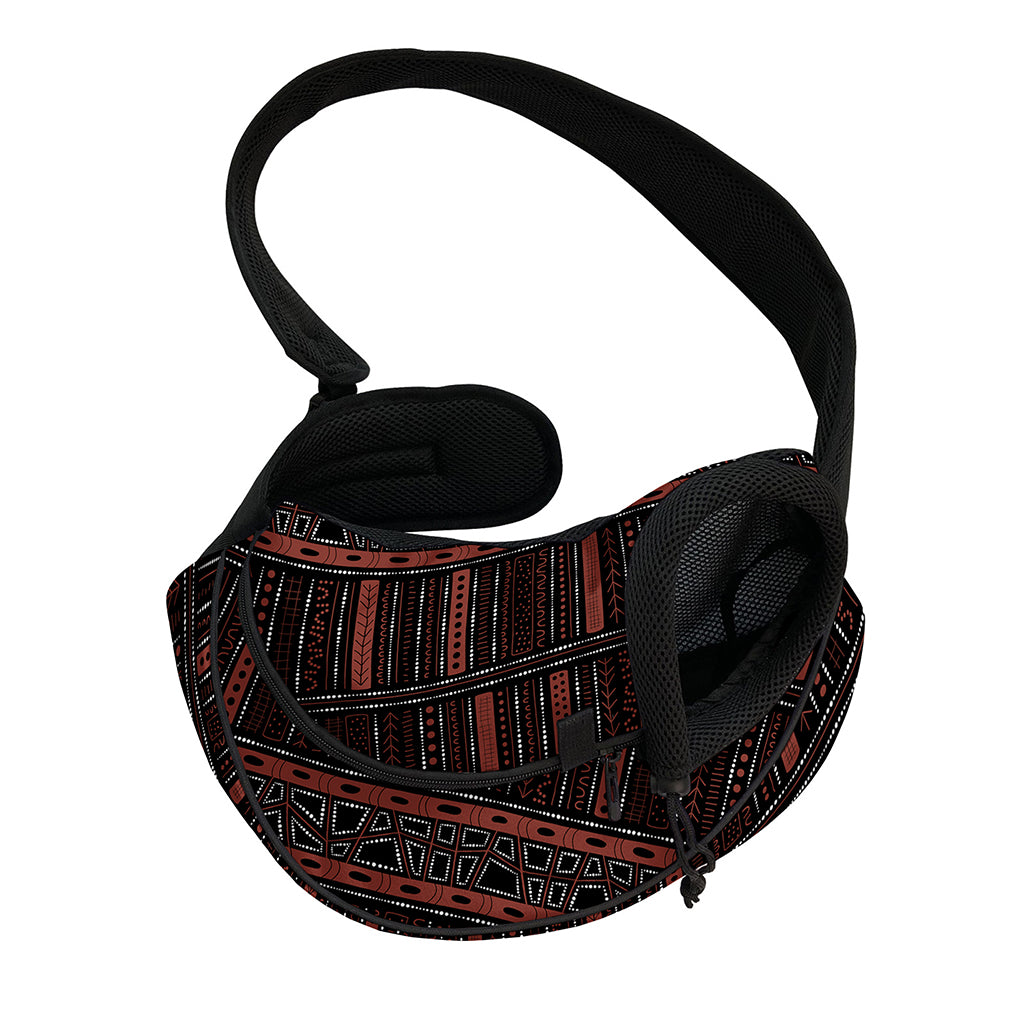 Aboriginal Indigenous Pattern Print Pet Sling Carrier