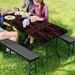 Aboriginal Indigenous Pattern Print Picnic Table Cover