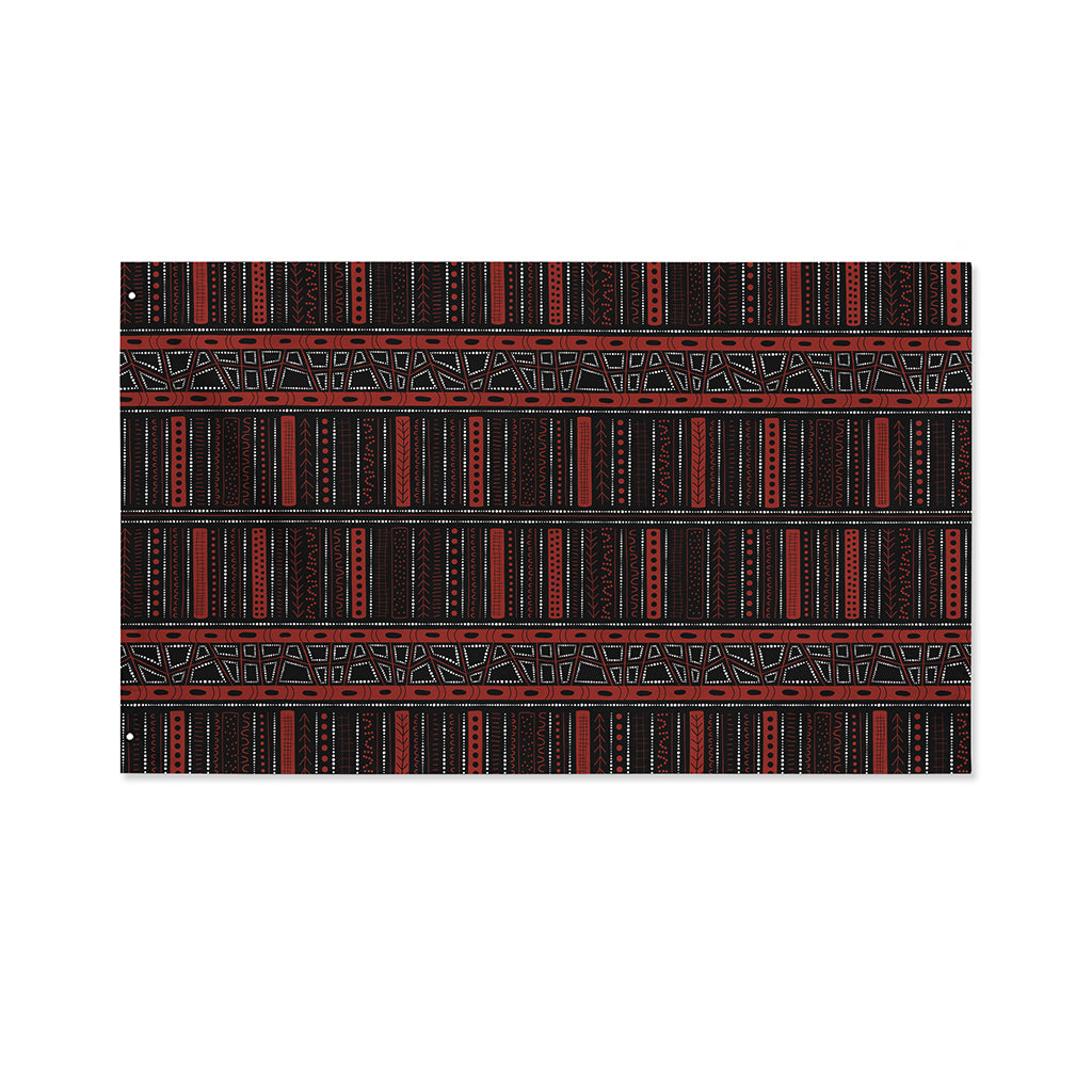 Aboriginal Indigenous Pattern Print Polyester Flag