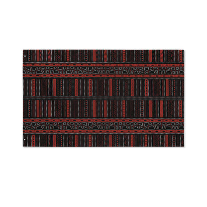 Aboriginal Indigenous Pattern Print Polyester Flag