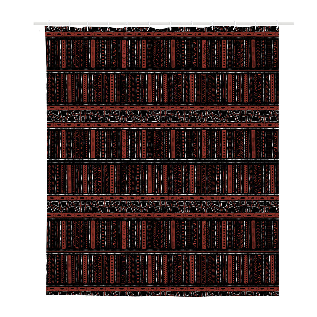 Aboriginal Indigenous Pattern Print Polyester Shower Curtain