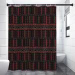 Aboriginal Indigenous Pattern Print Premium Shower Curtain