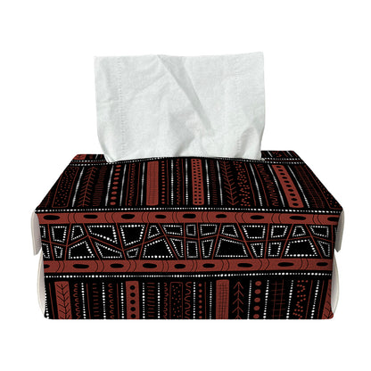 Aboriginal Indigenous Pattern Print Rectangle Tissue Box Cover