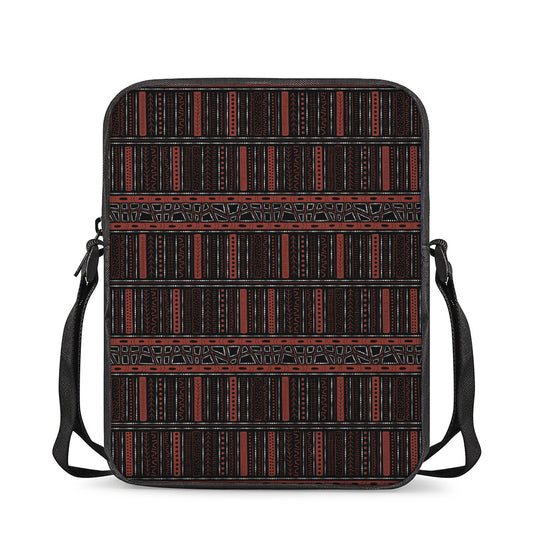 Aboriginal Indigenous Pattern Print Rectangular Crossbody Bag