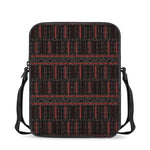 Aboriginal Indigenous Pattern Print Rectangular Crossbody Bag