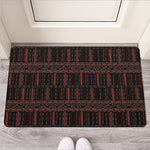 Aboriginal Indigenous Pattern Print Rubber Doormat