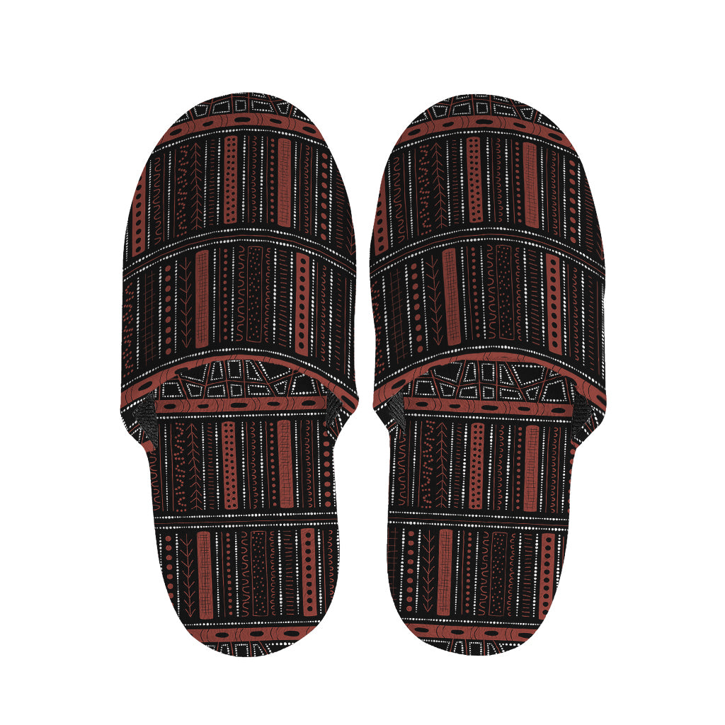 Aboriginal Indigenous Pattern Print Slippers