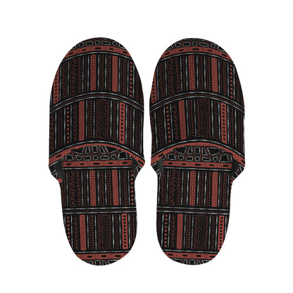 Aboriginal Indigenous Pattern Print Slippers