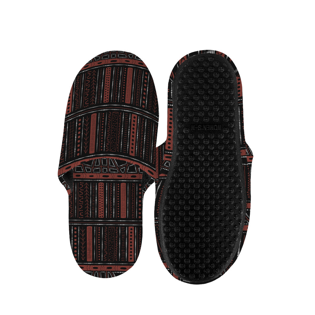 Aboriginal Indigenous Pattern Print Slippers