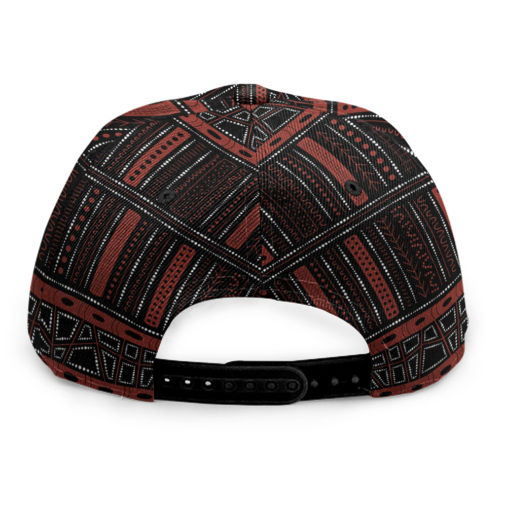 Aboriginal Indigenous Pattern Print Snapback Cap