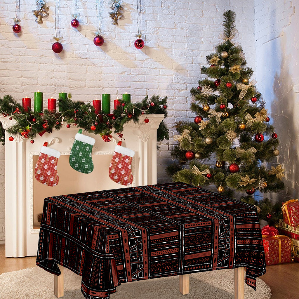 Aboriginal Indigenous Pattern Print Tablecloth