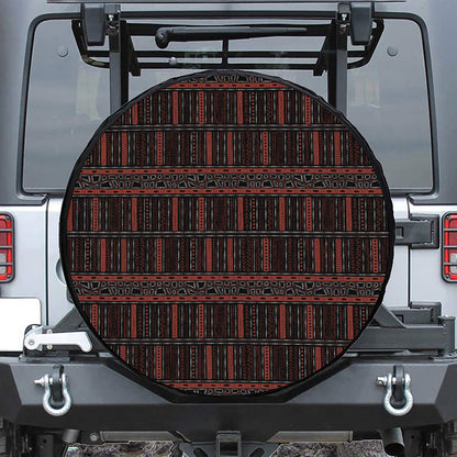 Aboriginal Indigenous Pattern Print Tire Cover