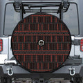 Aboriginal Indigenous Pattern Print Tire Cover With Camera Hole