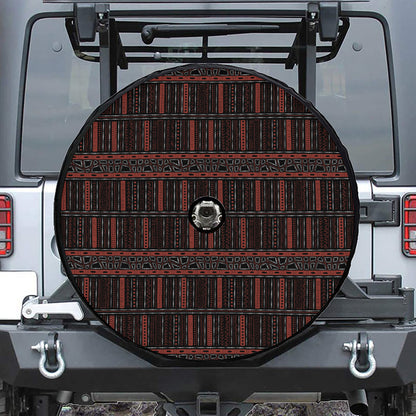 Aboriginal Indigenous Pattern Print Tire Cover With Camera Hole