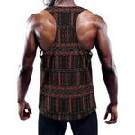 Aboriginal Indigenous Pattern Print Training Tank Top