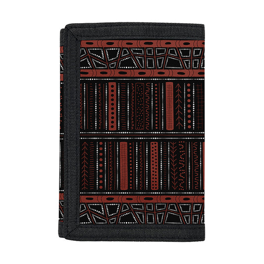 Aboriginal Indigenous Pattern Print Trifold Wallet