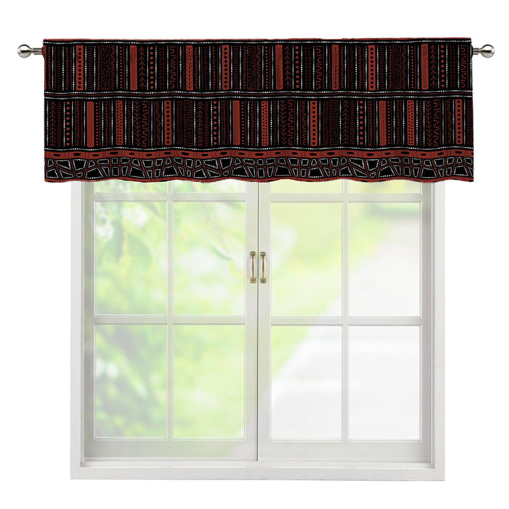 Aboriginal Indigenous Pattern Print Window Valance