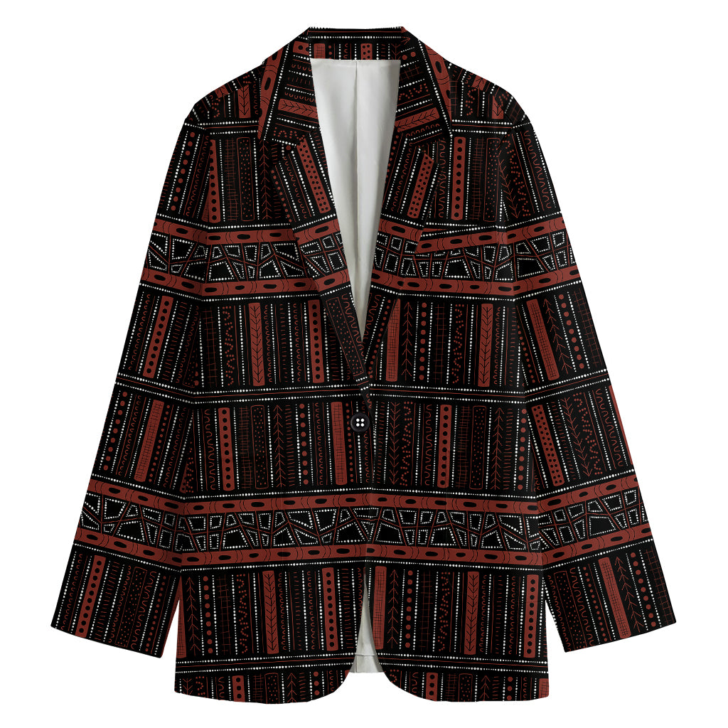 Aboriginal Indigenous Pattern Print Women's Blazer