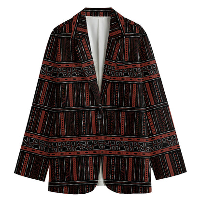 Aboriginal Indigenous Pattern Print Women's Blazer
