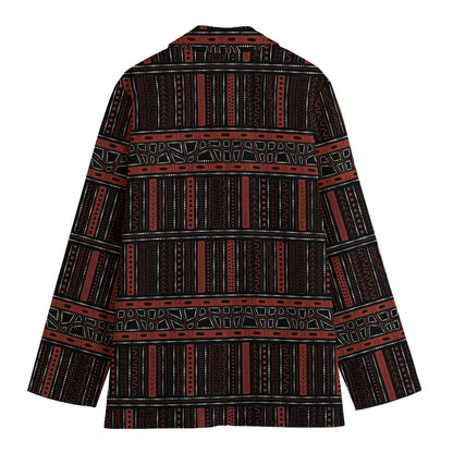 Aboriginal Indigenous Pattern Print Women's Blazer