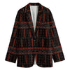 Aboriginal Indigenous Pattern Print Women's Cotton Blazer