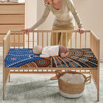 Aboriginal Indigenous Sunset Art Print Baby Crib Sheet