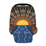 Aboriginal Indigenous Sunset Art Print Baby Seat Cover